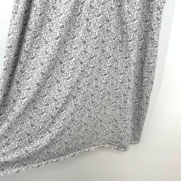 Vintage Character Babydoll Chemise Mini Slip Dress XL Black White Floral Y2K - Picture 4 of 7